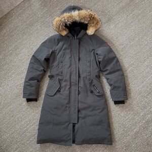 Canada Goose Parka Coat with Fur Trim